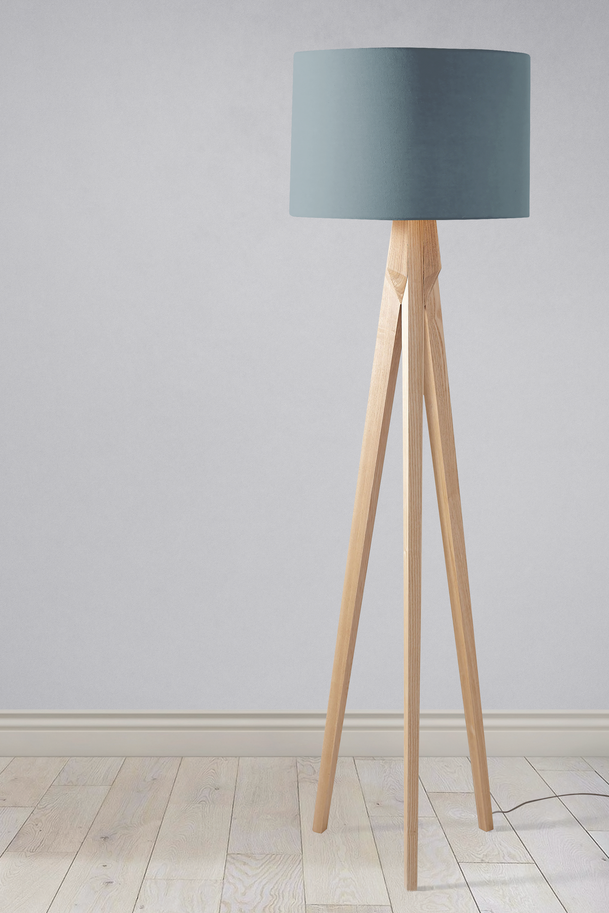 Plain Petrol Blue Lampshade – Ceiling & Table Compatible