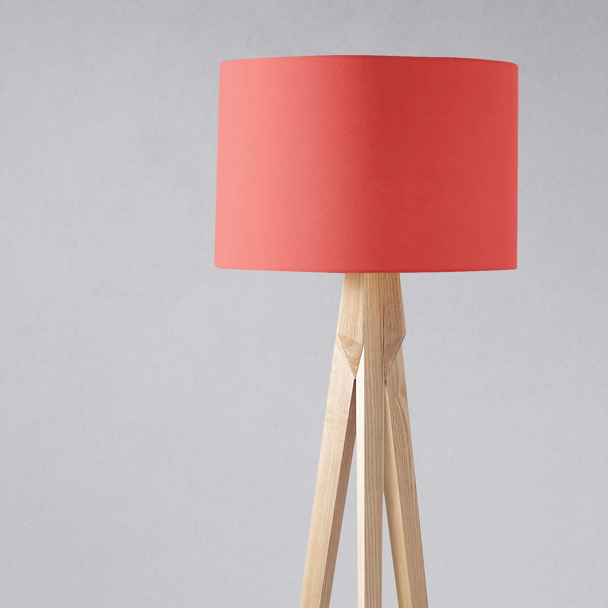 Plain Salmon Pink Lampshade – Ceiling & Table Compatible