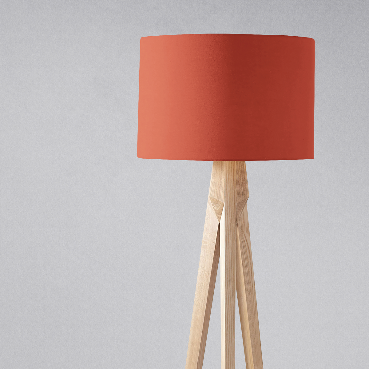 Plain Rust Lampshade – Ceiling & Table Compatible