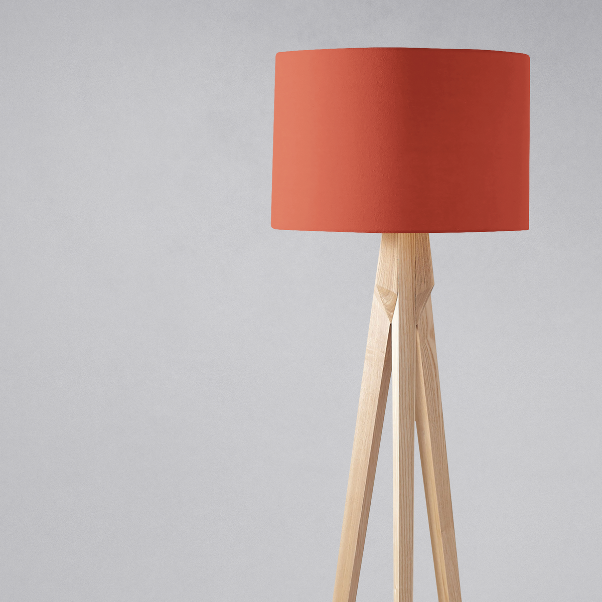 Plain Rust Lampshade – Ceiling & Table Compatible
