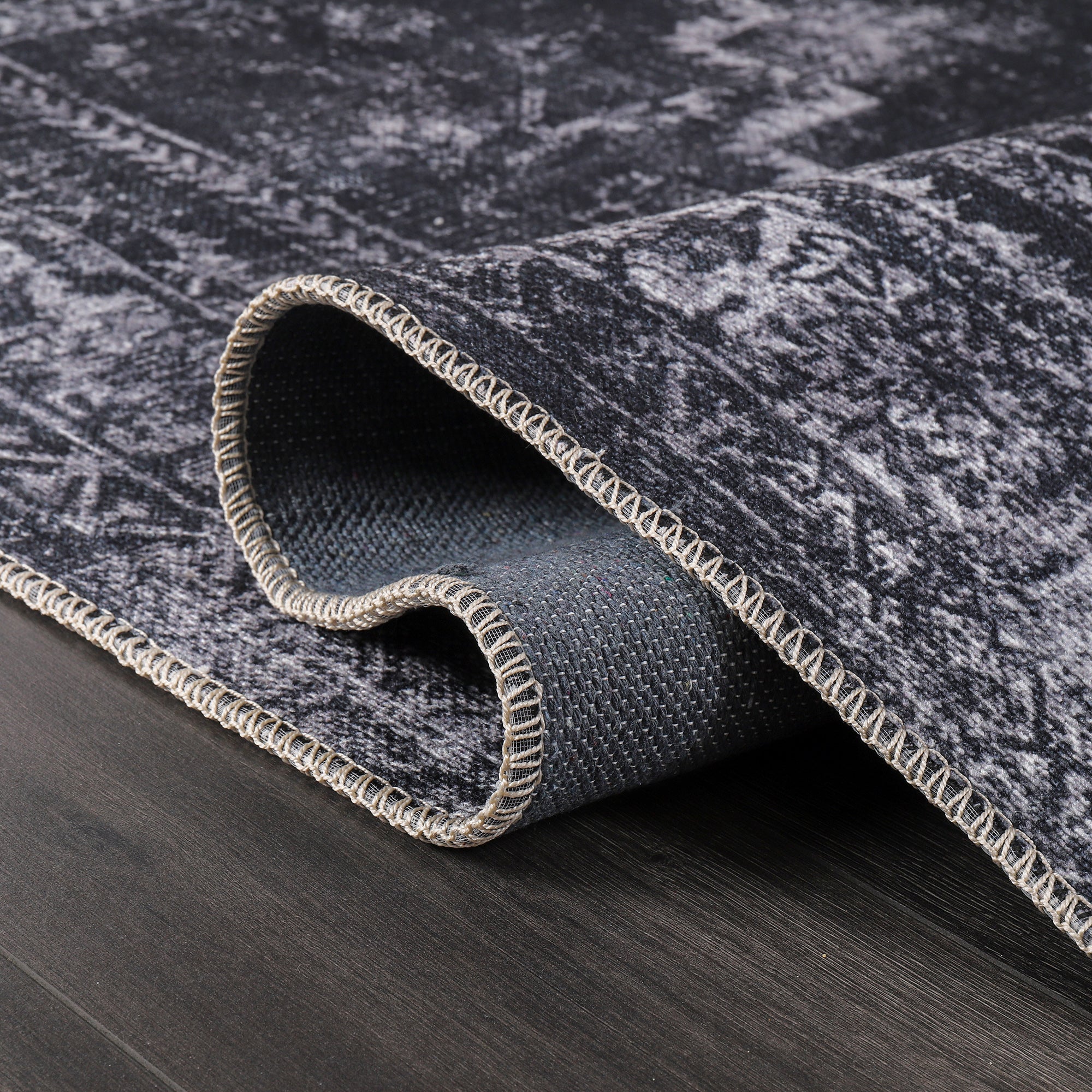 RW1007 washable chenille area rug