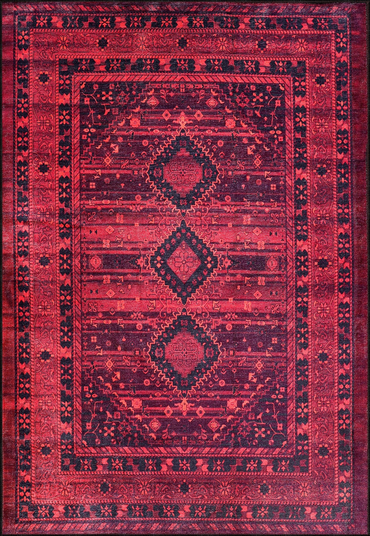 RW1009 washable chenille area rug