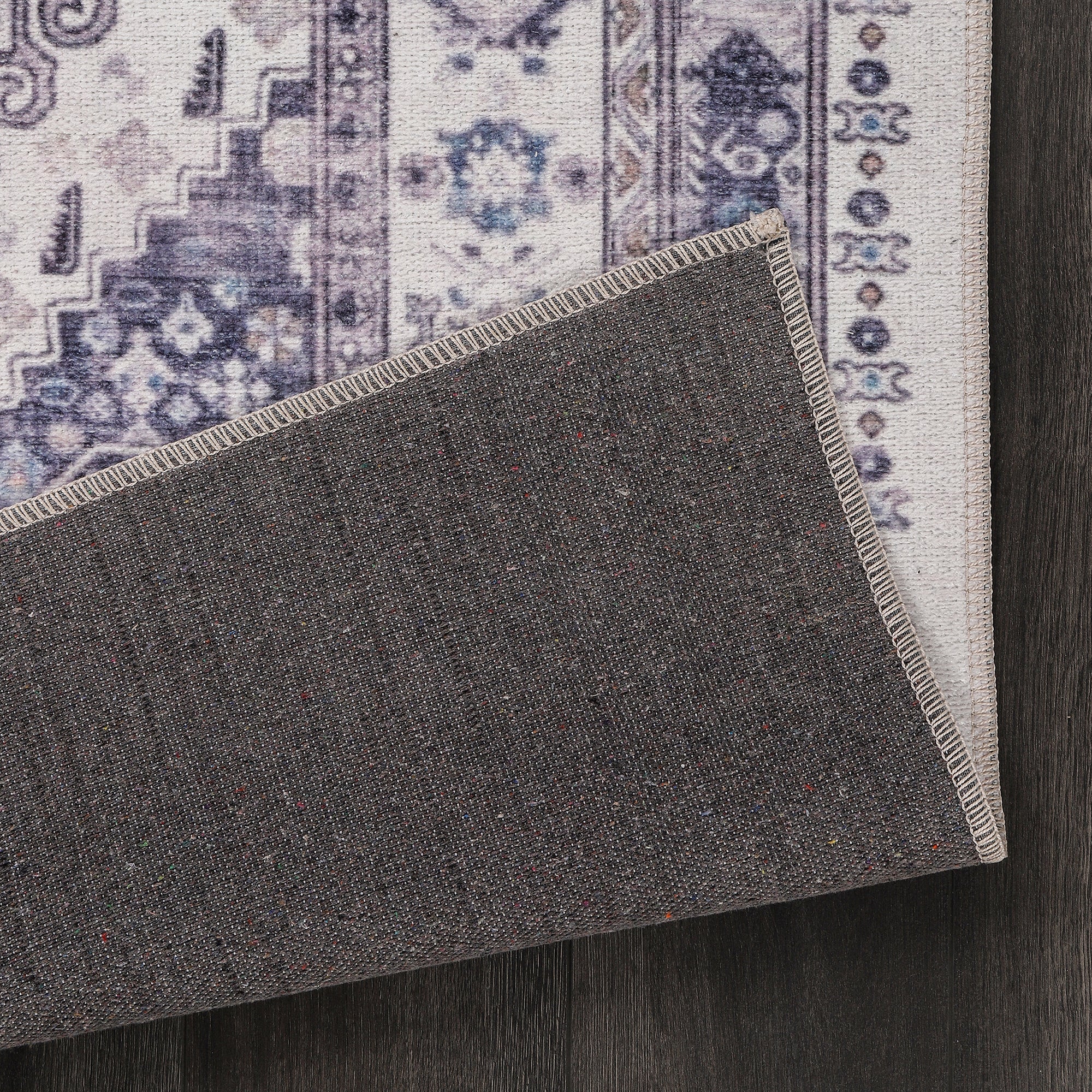 RW2001 washable chenille rug texture and pattern detail