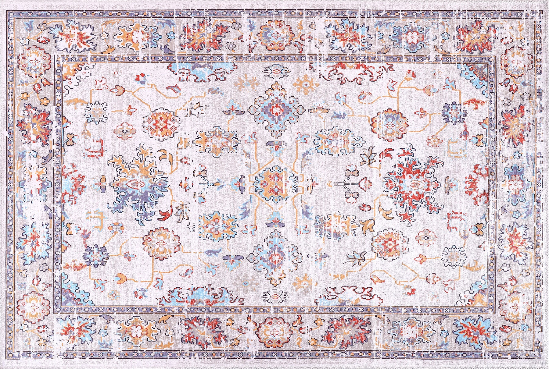 RW2173 washable chenille area rug