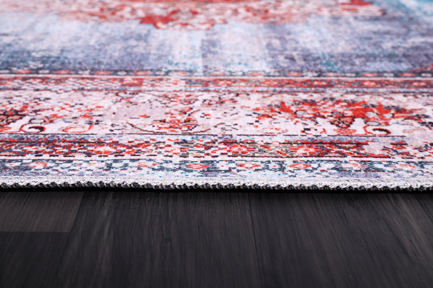 RW2184 washable chenille rug texture and pattern detail