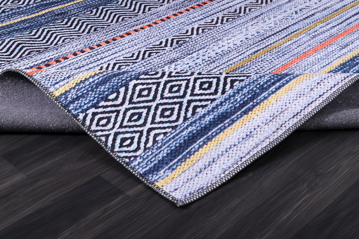 RW2273 washable chenille rug texture and pattern detail