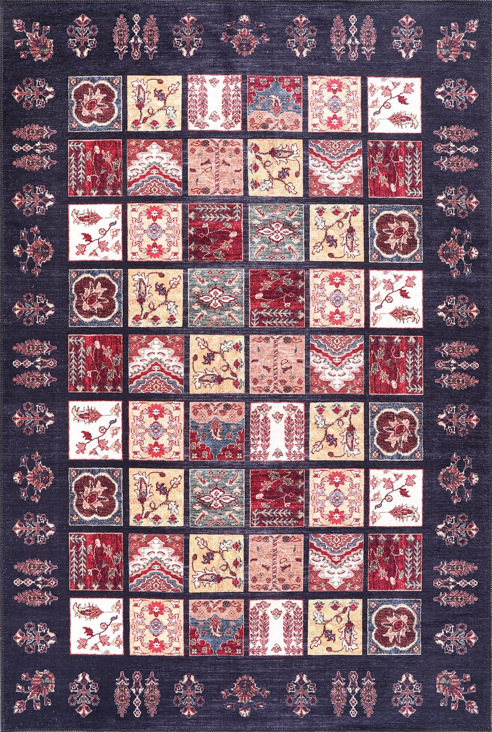 RW2281 washable chenille area rug