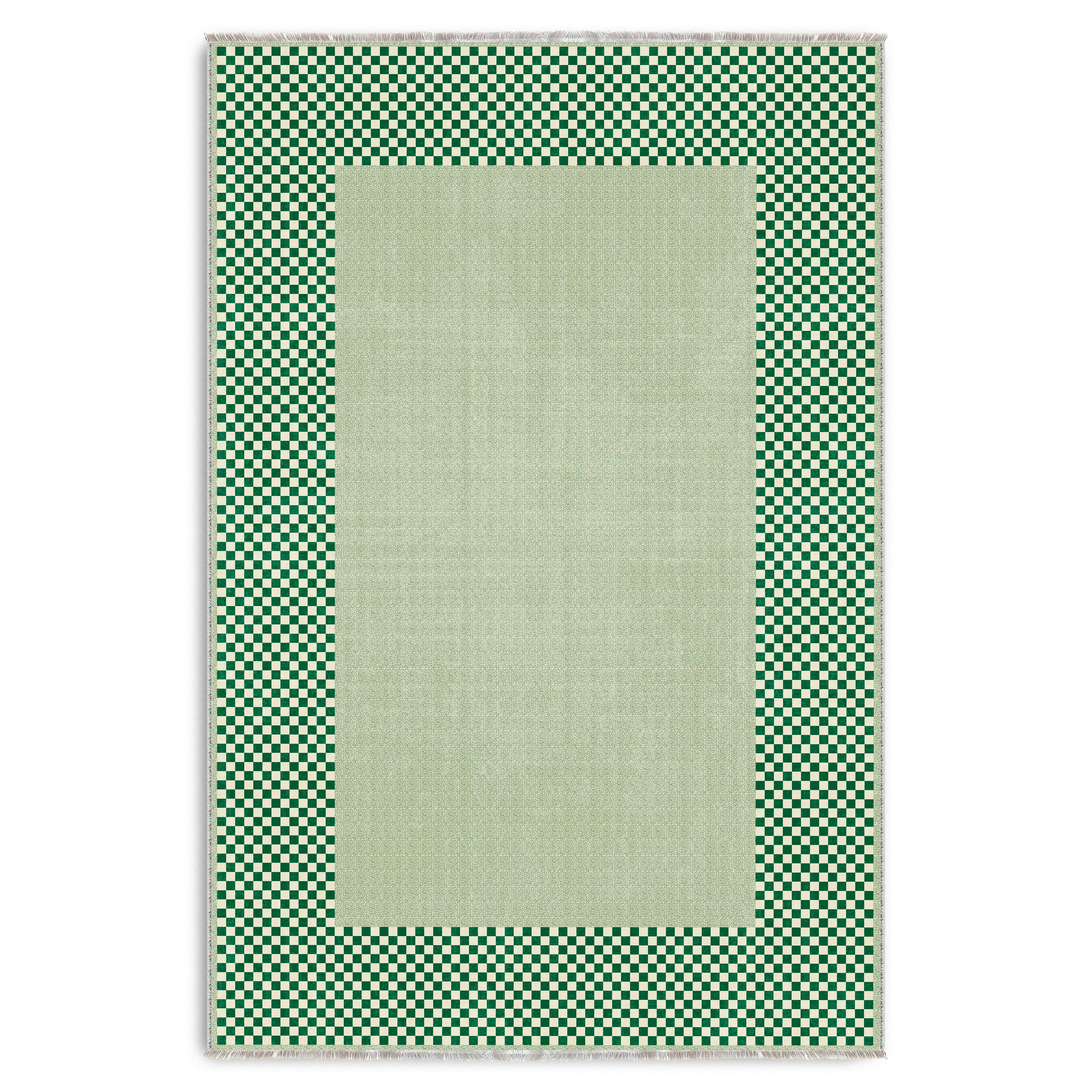 RW3047103 washable chenille area rug viewed from above