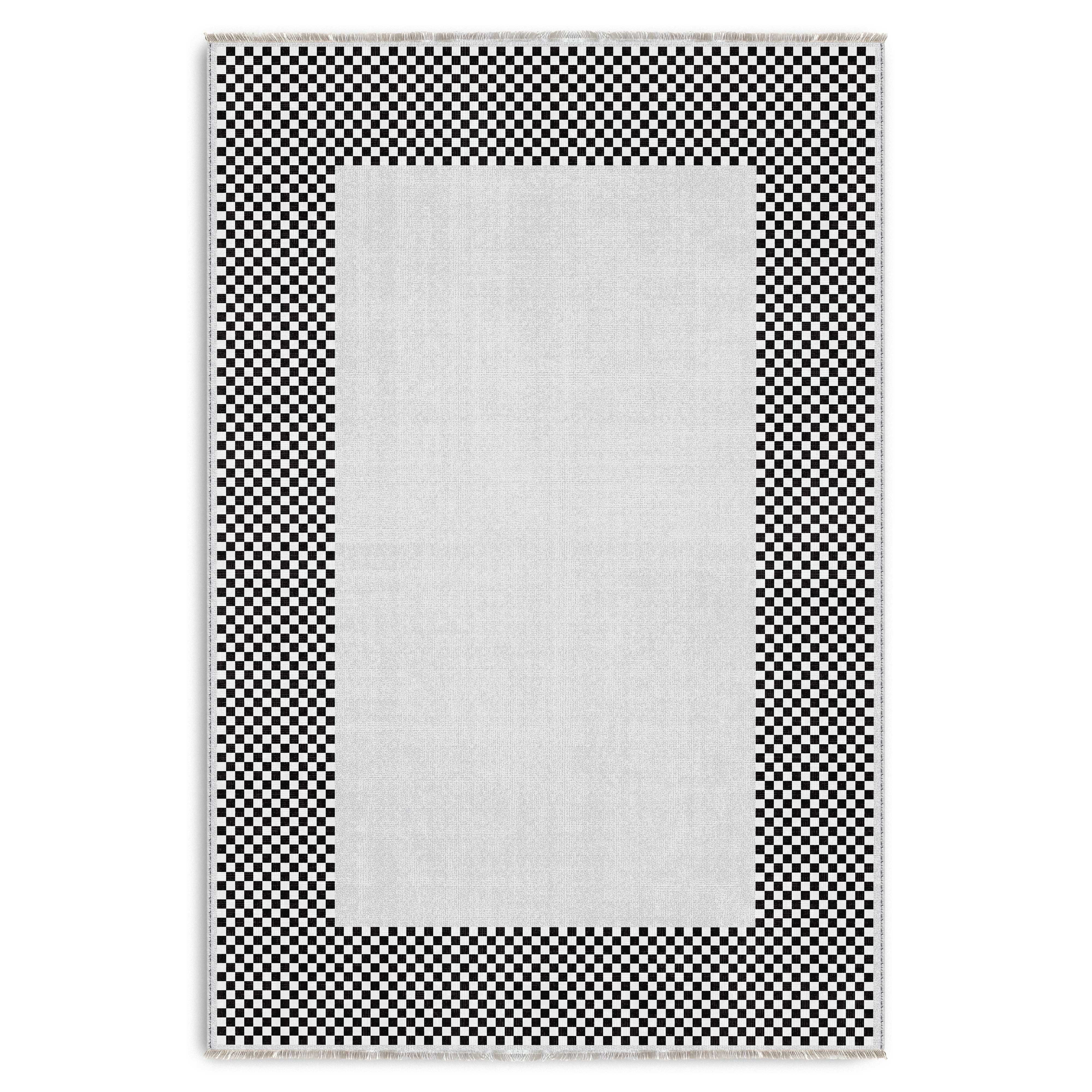 RW3047203 washable chenille area rug viewed from above