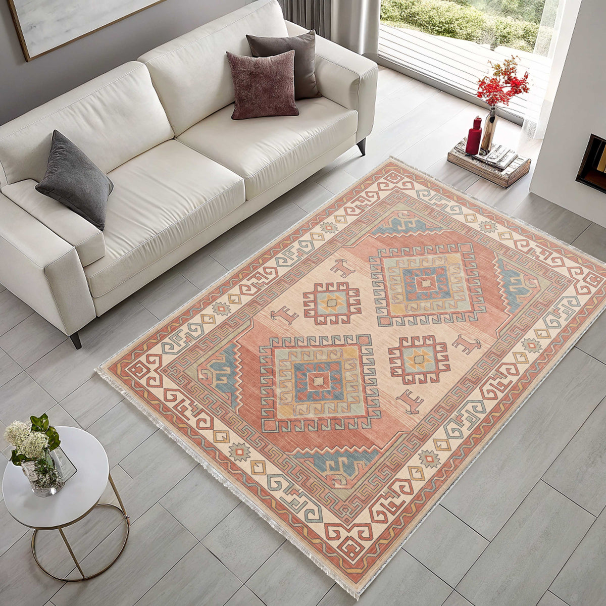 RW30490310 washable chenille area rug