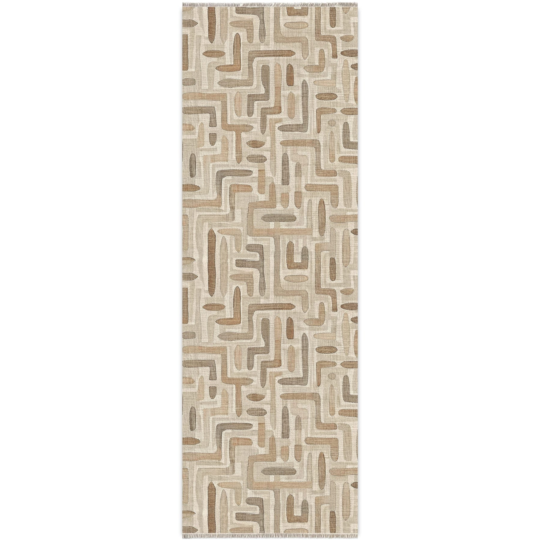 RW7004 washable chenille rug texture and pattern detail