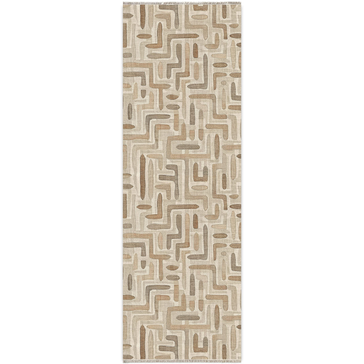 RW7004 washable chenille rug texture and pattern detail
