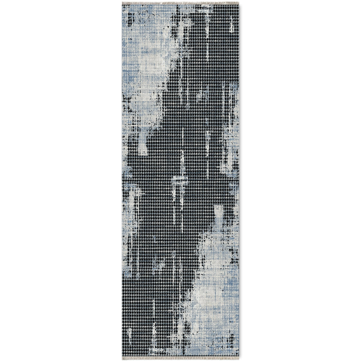 RW7026 washable chenille area rug viewed from above