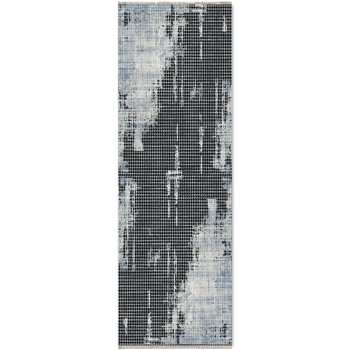 RW7026 washable chenille area rug viewed from above