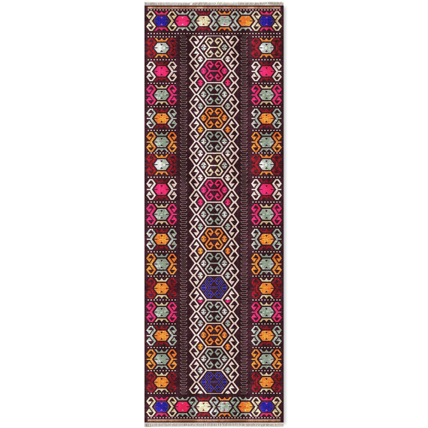 RW7050 washable chenille area rug viewed from above