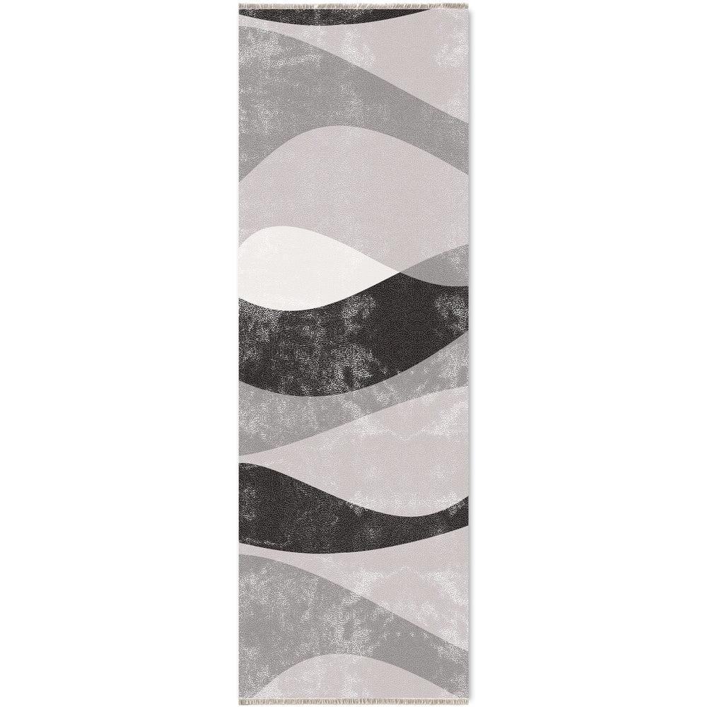 RW7073 washable chenille area rug viewed from above