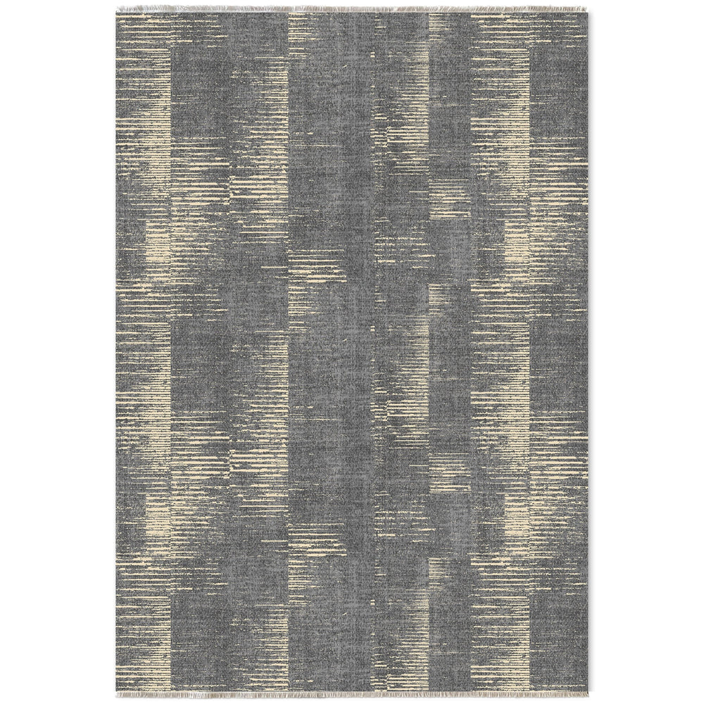 RW7079 washable chenille area rug viewed from above