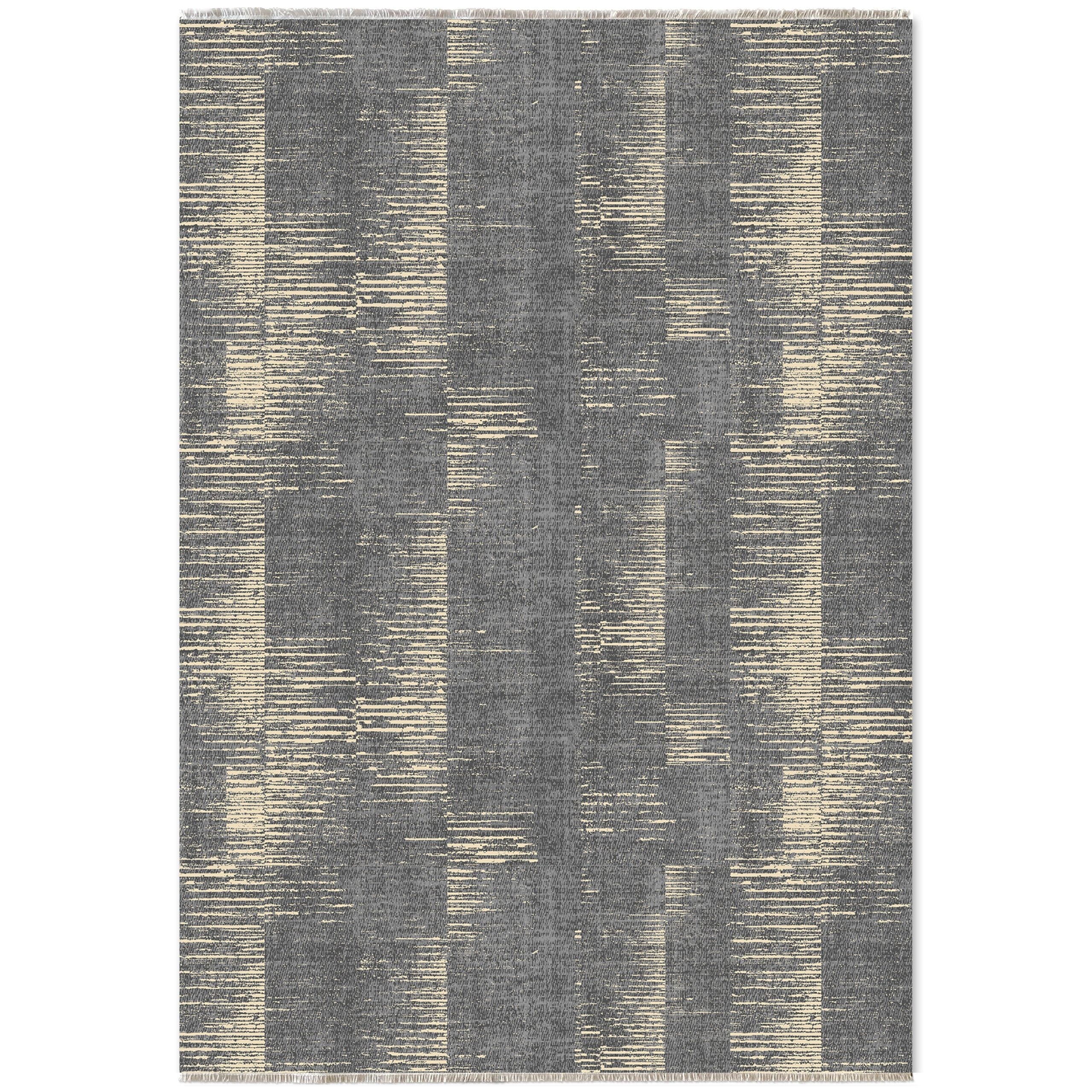 RW7079 washable chenille area rug viewed from above