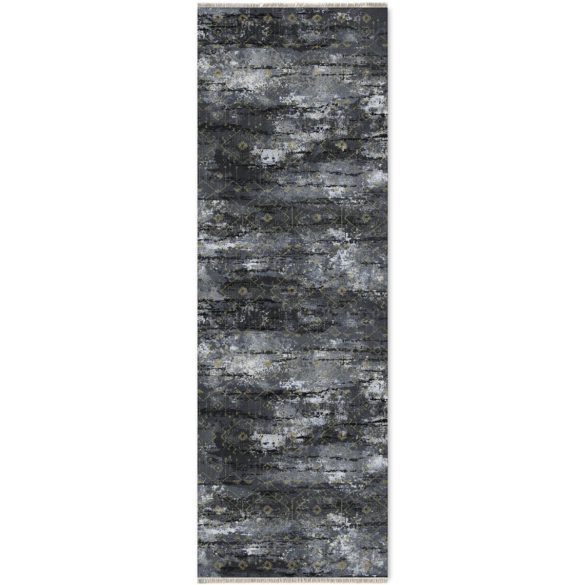 RW7090 washable chenille area rug viewed from above