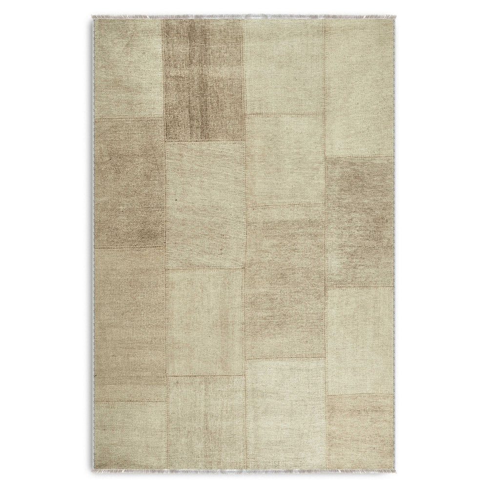 RW7139 washable chenille area rug viewed from above