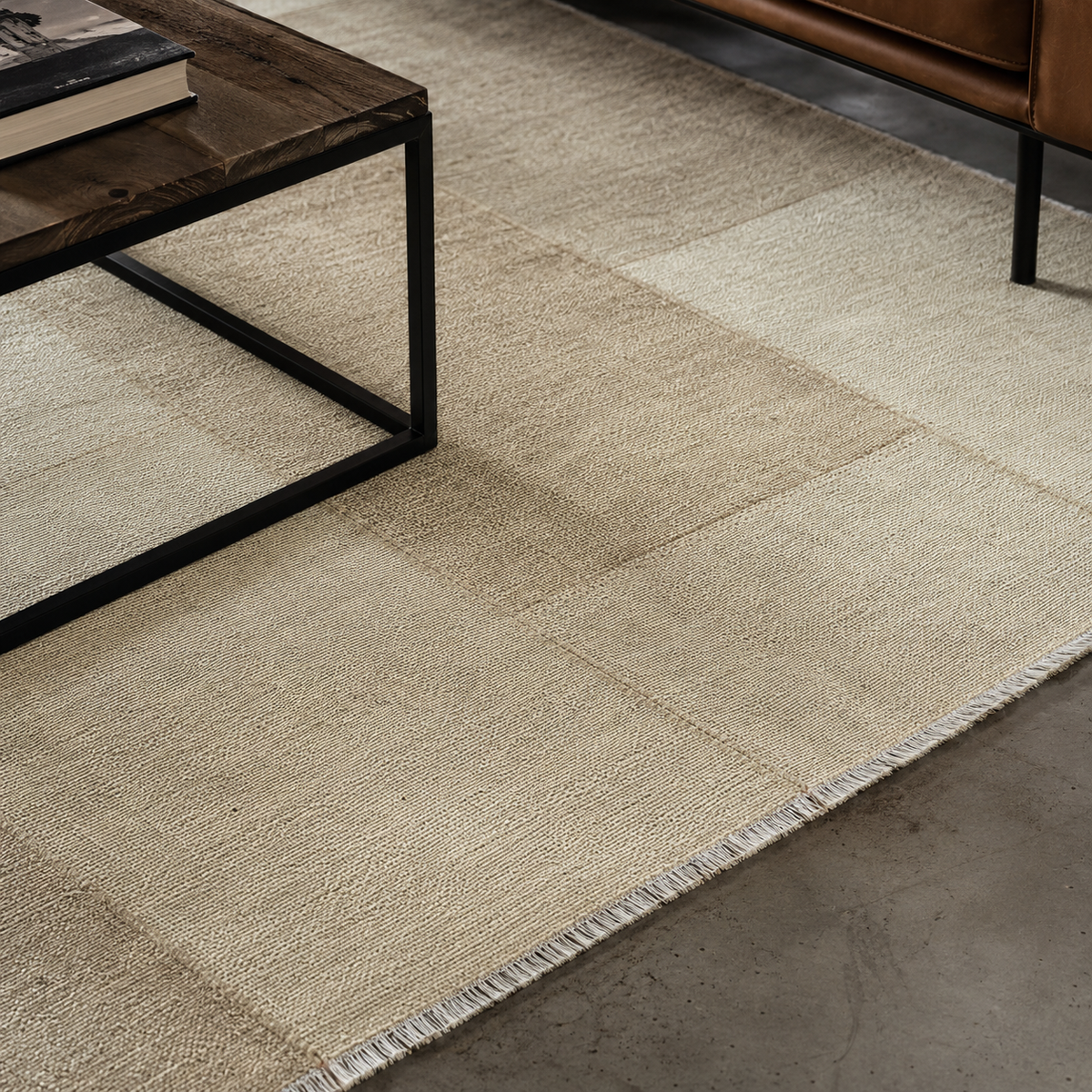 RW7139 washable chenille rug texture and pattern detail
