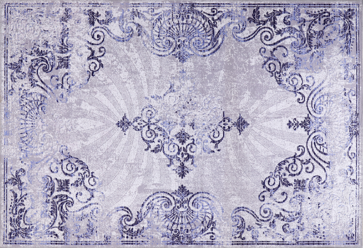 RWNL1009 washable chenille rug texture and pattern detail