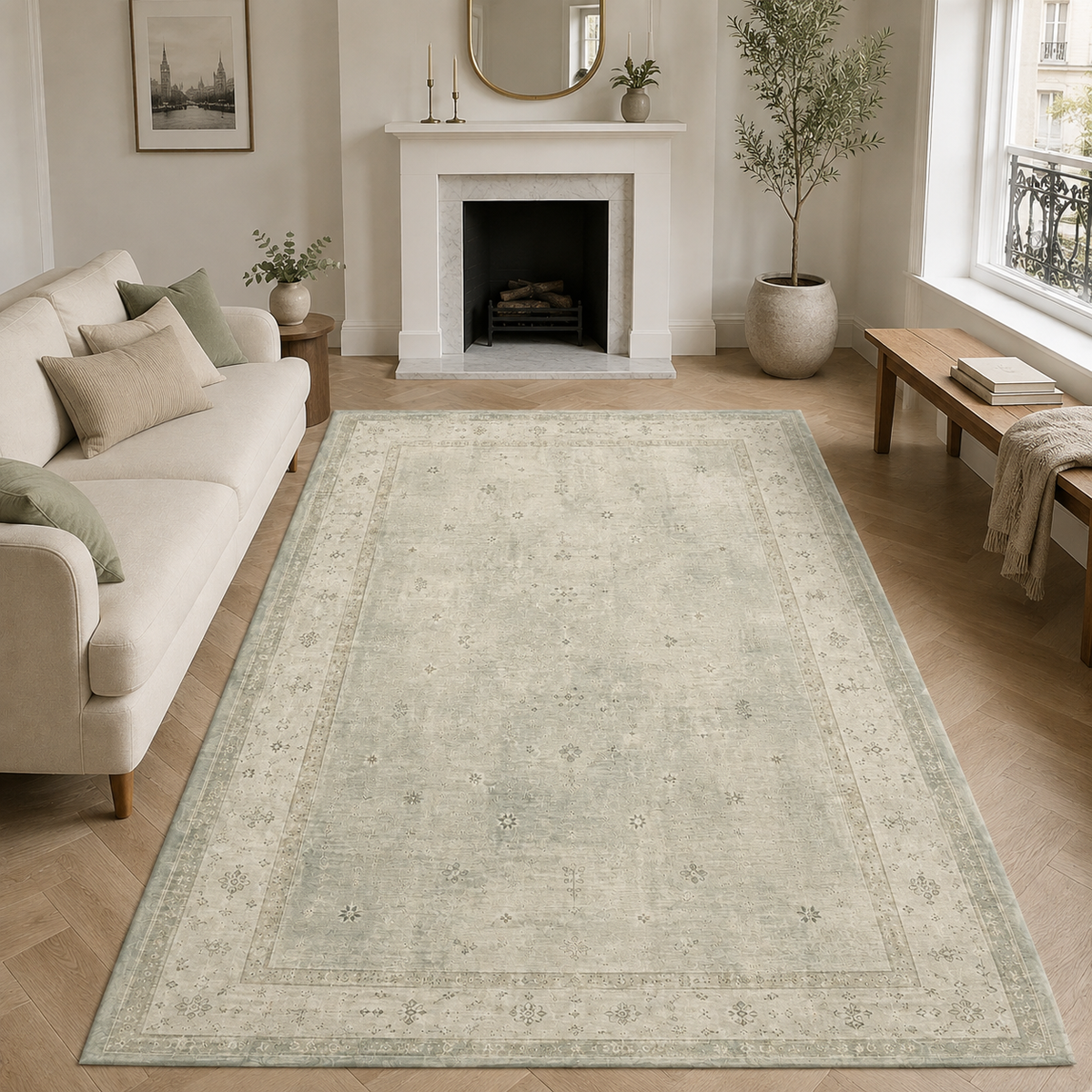 RWPR00010 washable chenille area rug