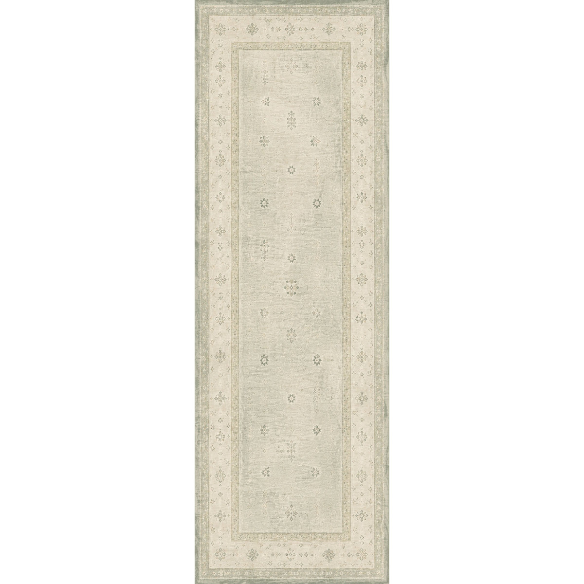 RWPR00010 washable chenille area rug viewed from above