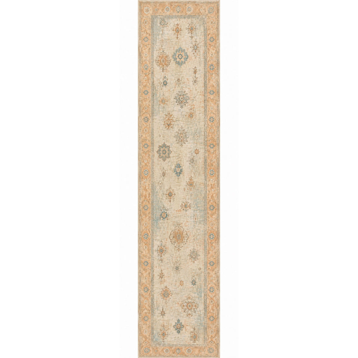 RWPR00011 washable chenille area rug viewed from above