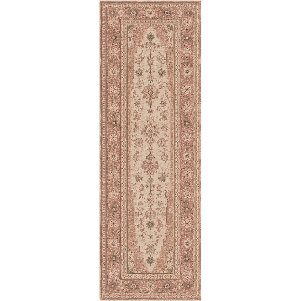 RWPR0002 washable chenille area rug viewed from above