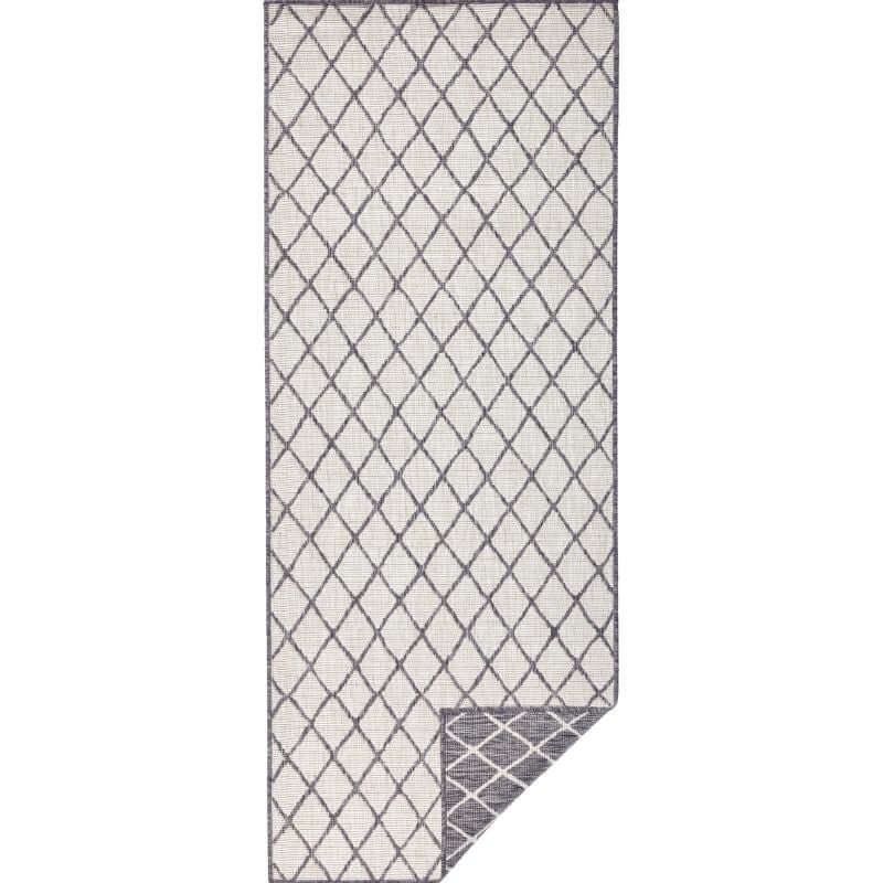 Reversible Indoor-Outdoor Geometric Flatweave Rug
