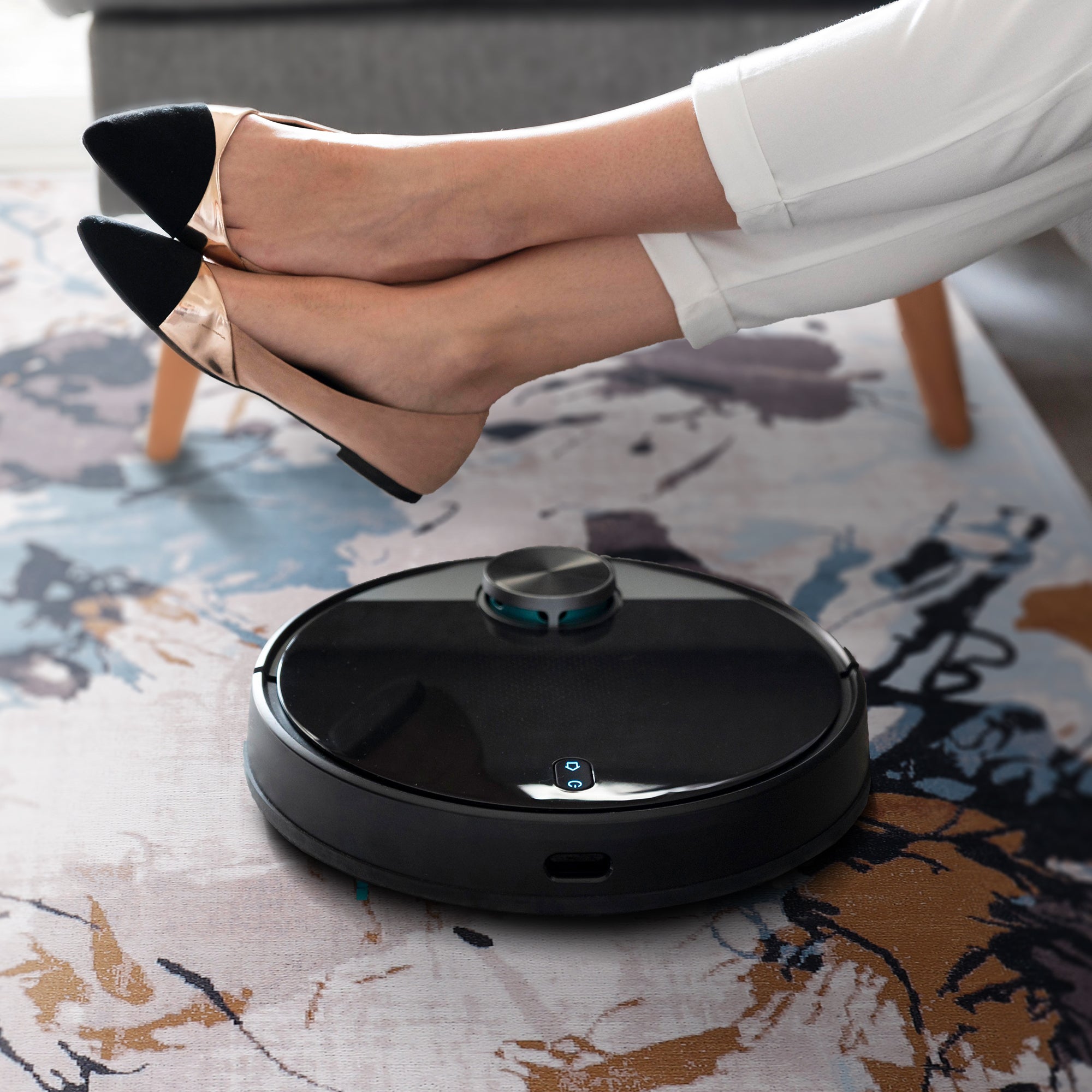 Netline Home Rugs Depot Bohemian Abstract Splash Washable Rug Design NL1004