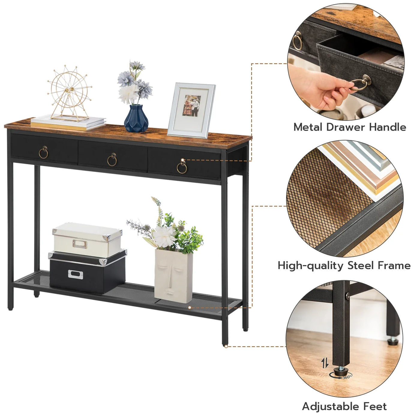 Narrow Hallway Console Table