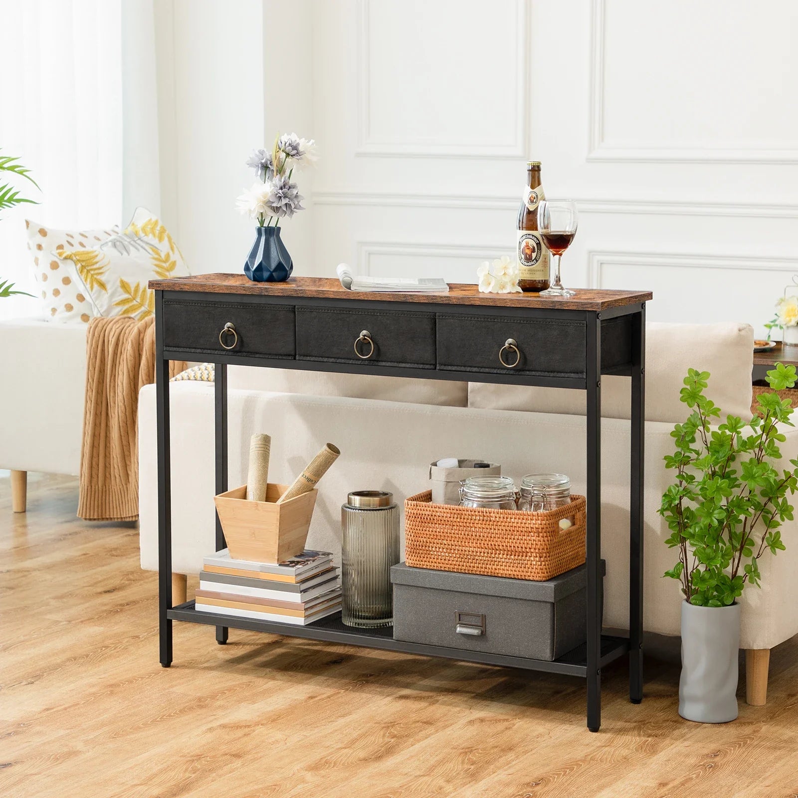 Narrow Hallway Console Table
