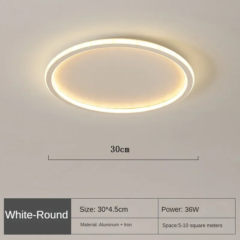 Dimmable LED ring flush mount chandelier in black and white with modern design, suitable for ceiling lighting in contemporary interiors.