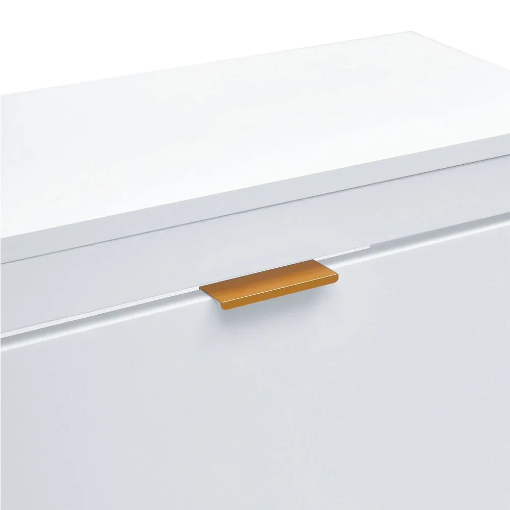 Flip Down Wood Shoe Cabinet 4 Shelf