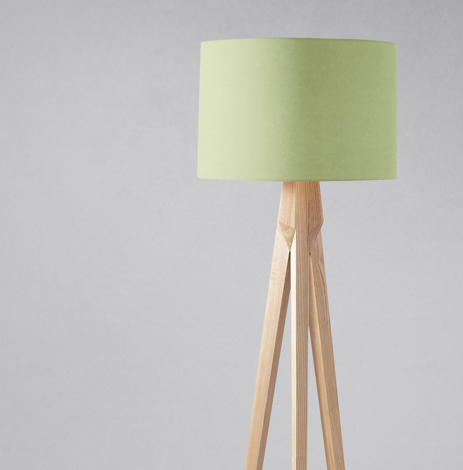 Plain Sage Green Lampshade – Ceiling & Table Compatible