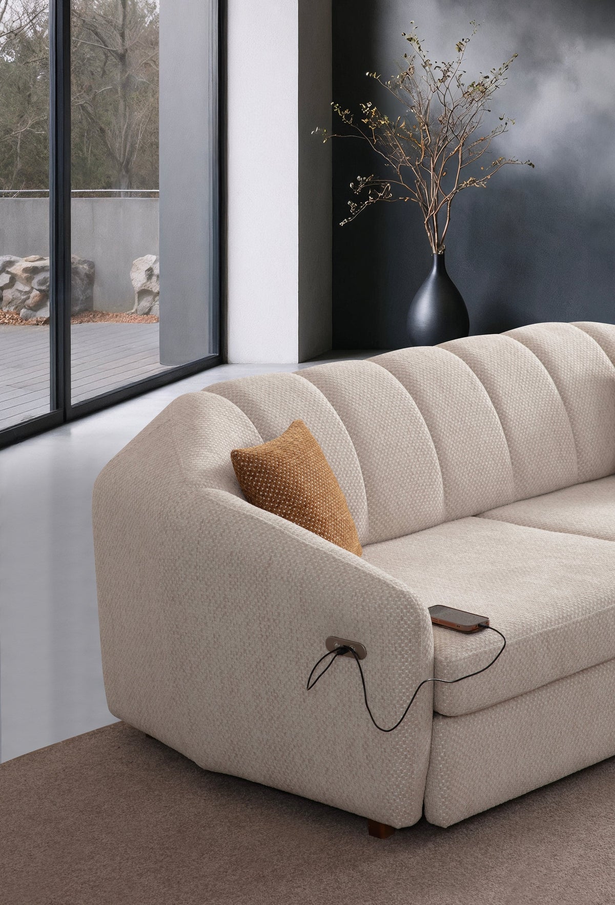 Evoxa Sleeper Sofa Set (SG) by Netline Interiors