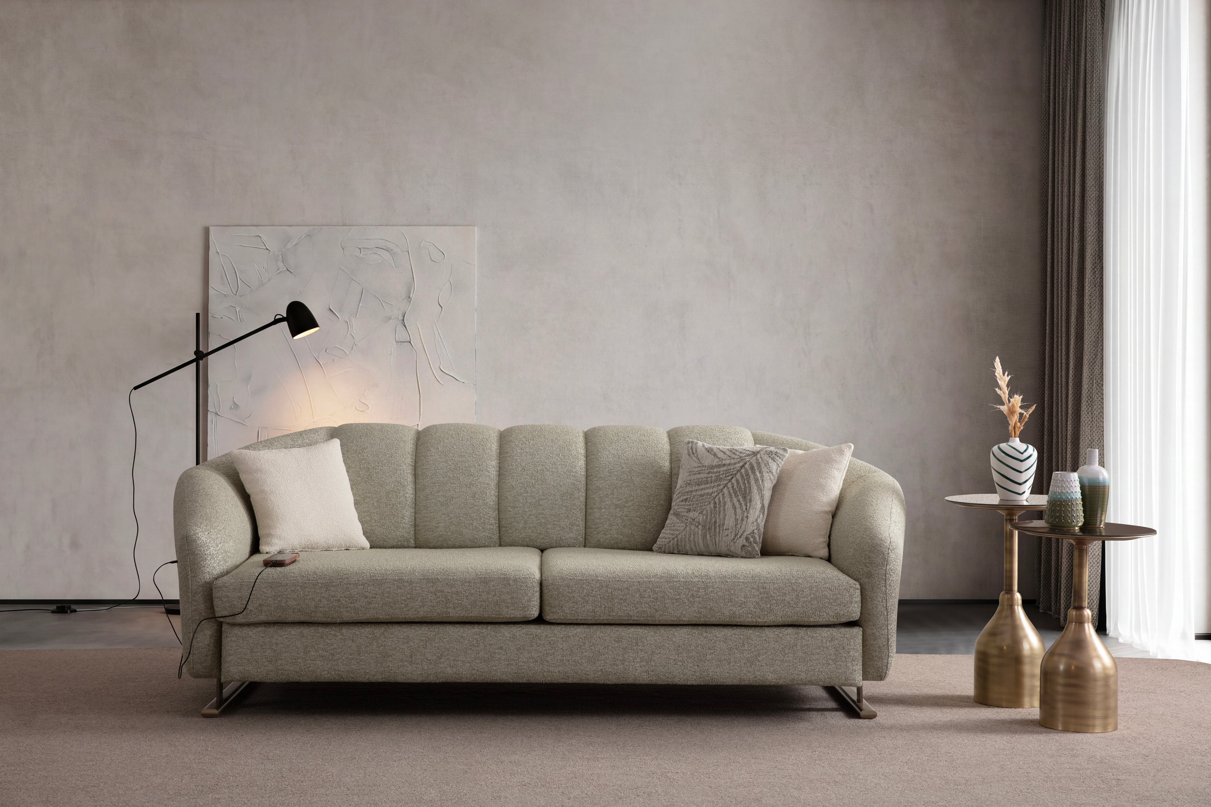 Evoxa 3-Seater Sofa (SG) by Netline Interiors