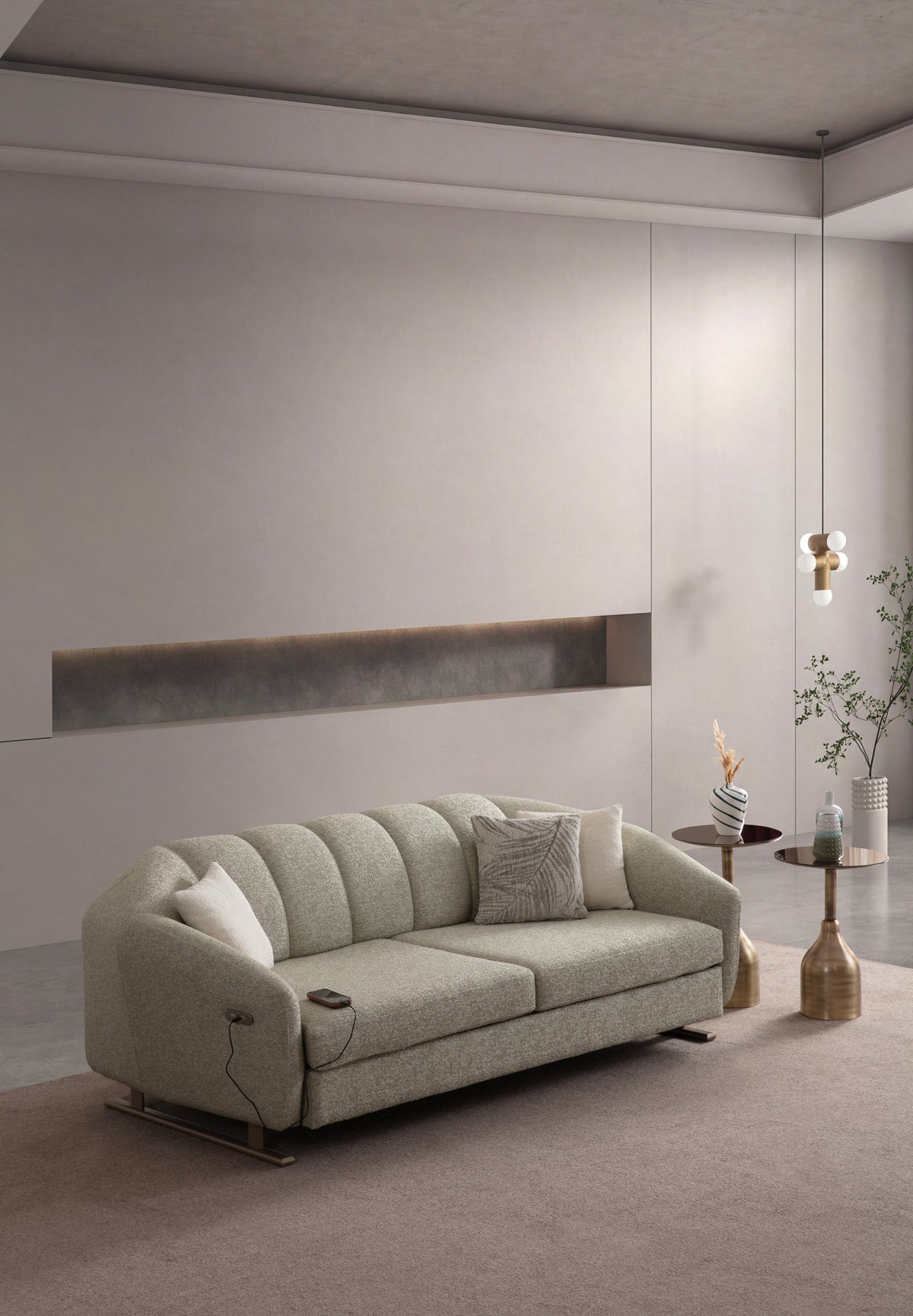 Evoxa 3-Seater Sofa (SG) by Netline Interiors