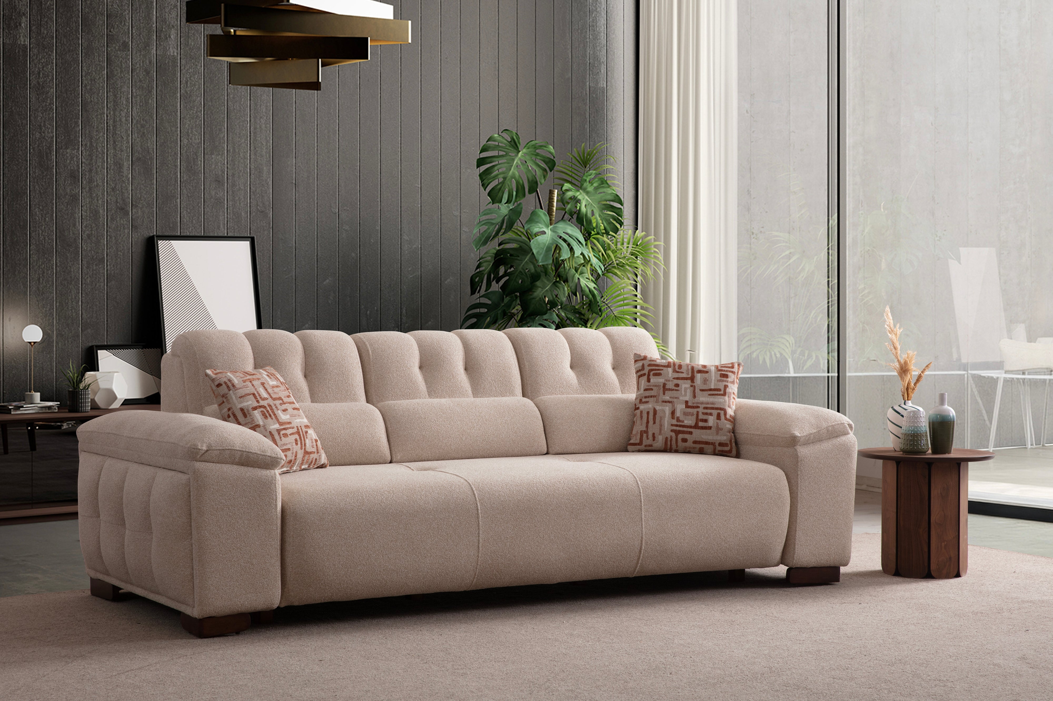 Alveron 3-Seater Sofa (SG) by Netline Interiors
