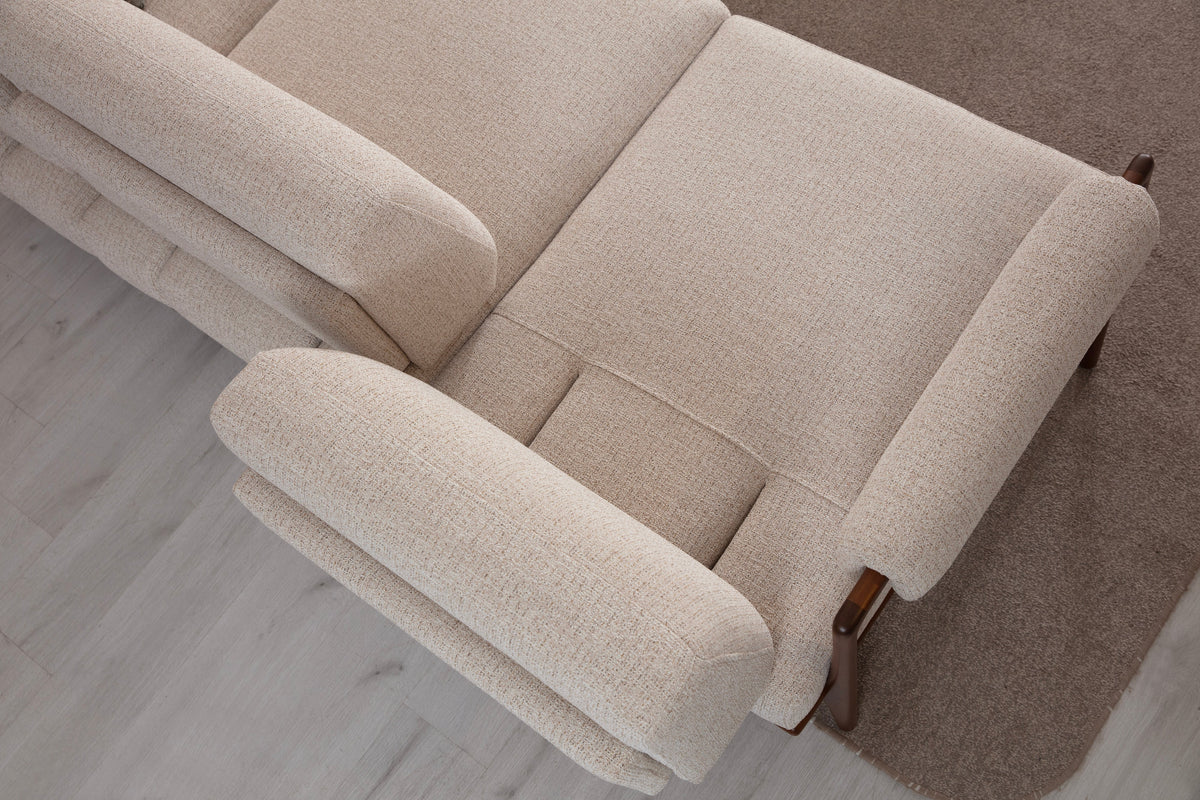 Klismos 3-Seater Sofa (SG) by Netline Interiors