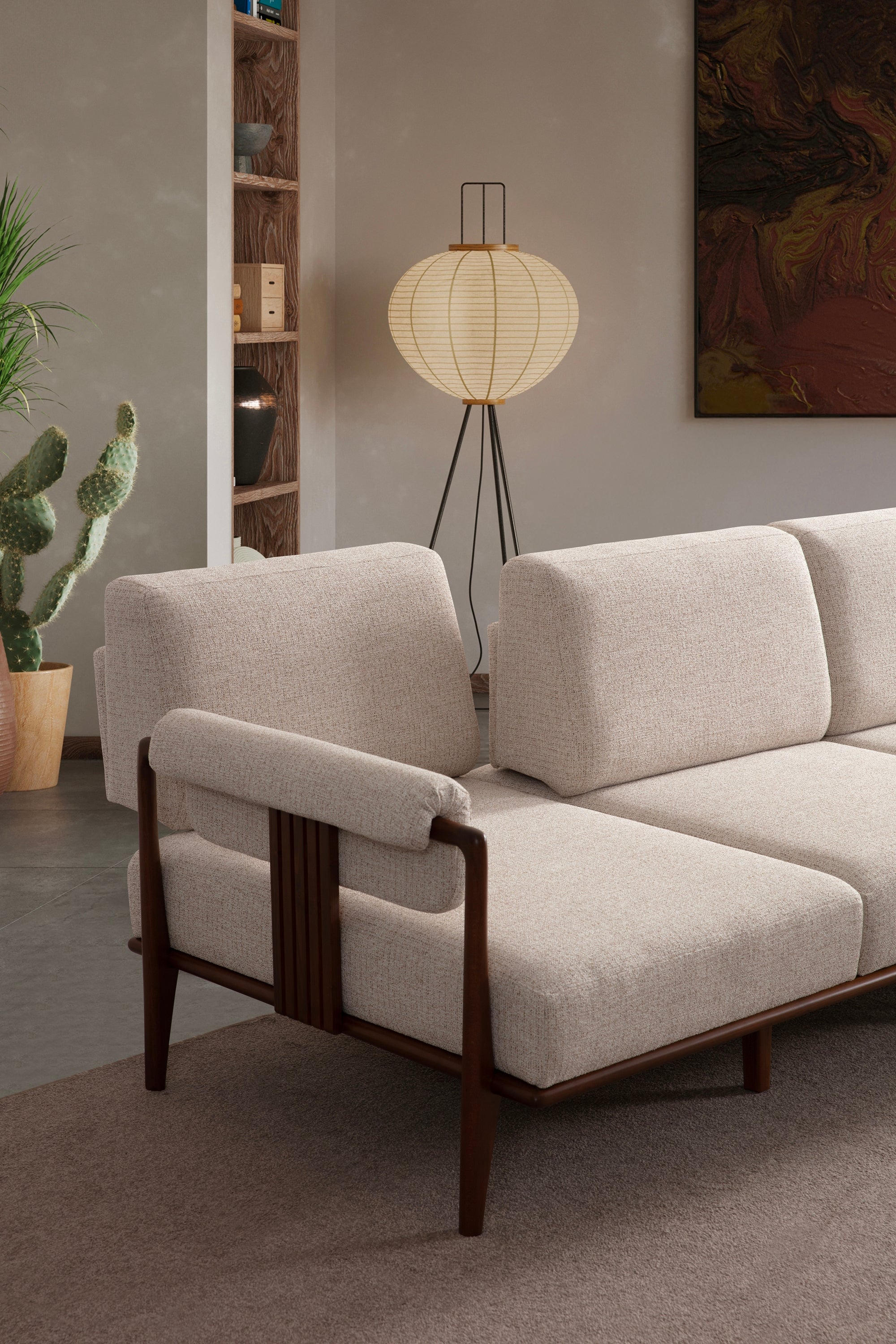 Klismos 4-Seater Sofa (SG) by Netline Interiors