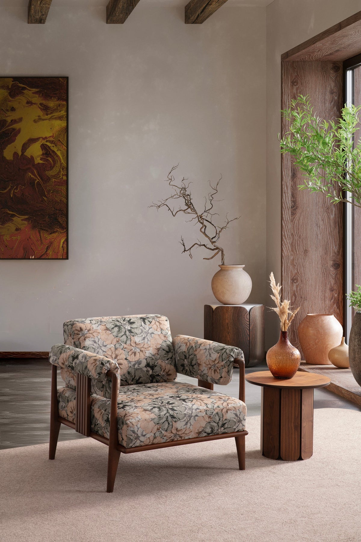 Klismos Sofa Set (SG) by Netline Interiors