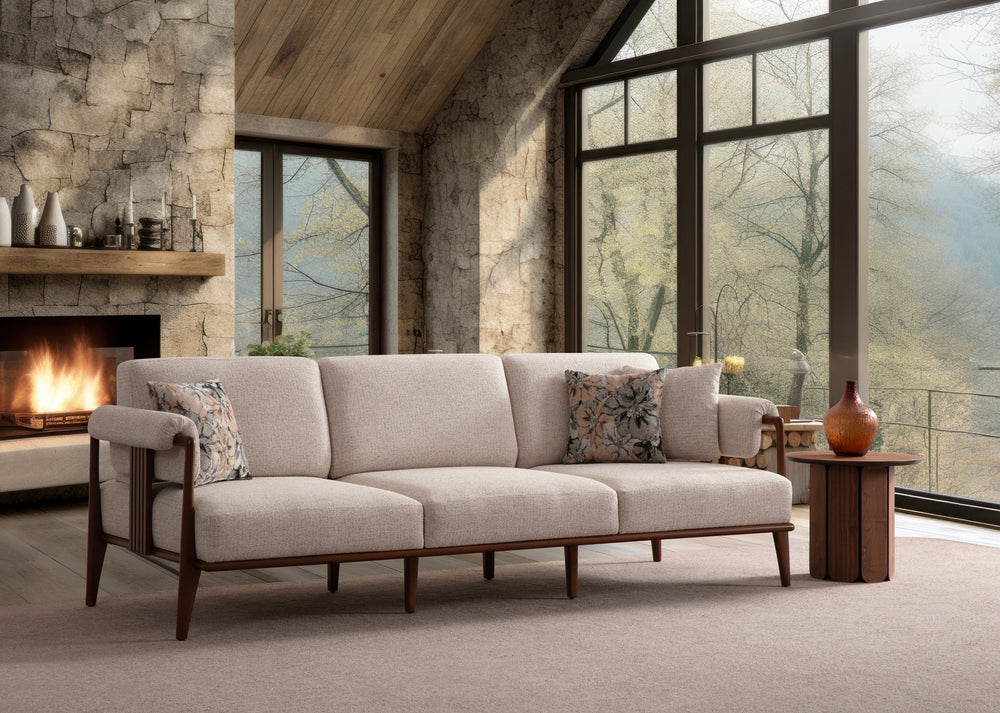 Klismos 3-Seater Sofa (SG) by Netline Interiors