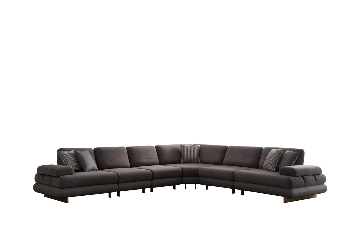 Lunza Corner Sofa (SG) by Netline Interiors