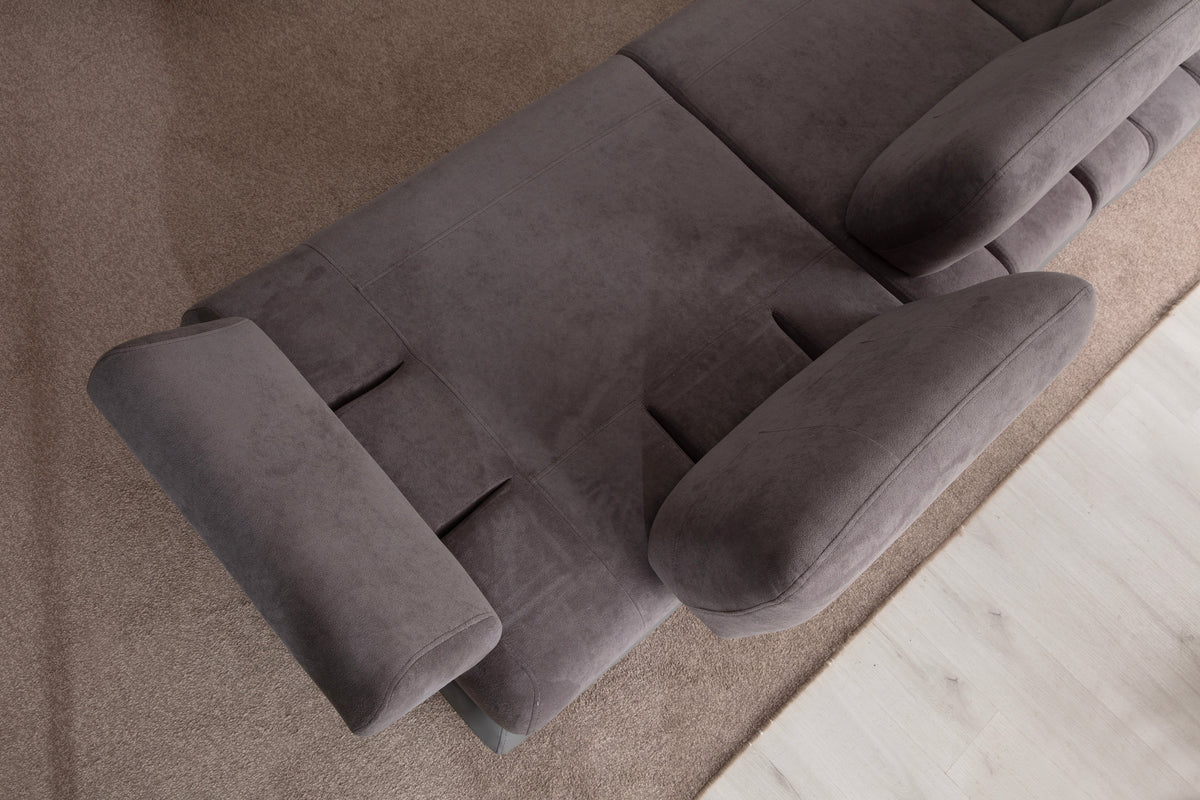Lunza Corner Sofa (SG) by Netline Interiors