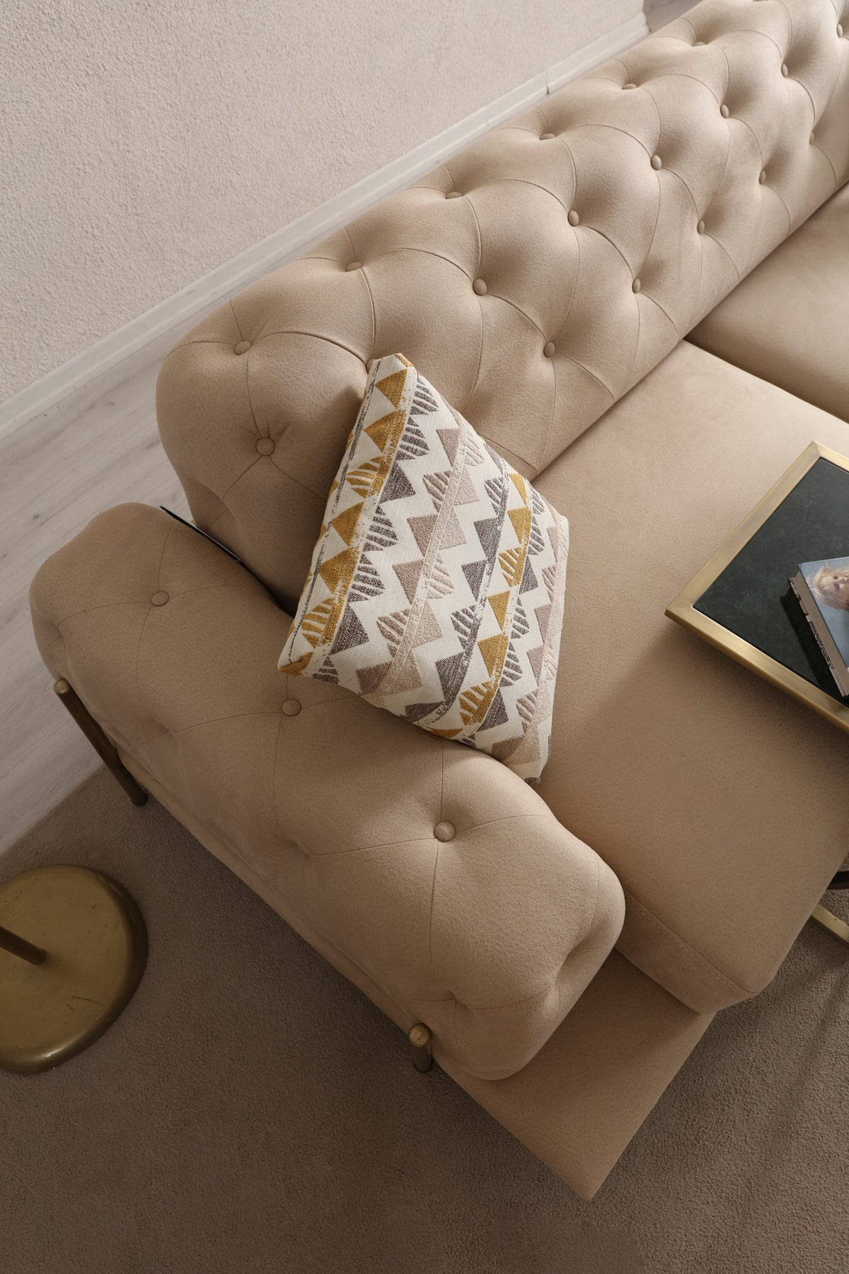 Eos Quilted Sofa Set (SG) by Netline Interiors