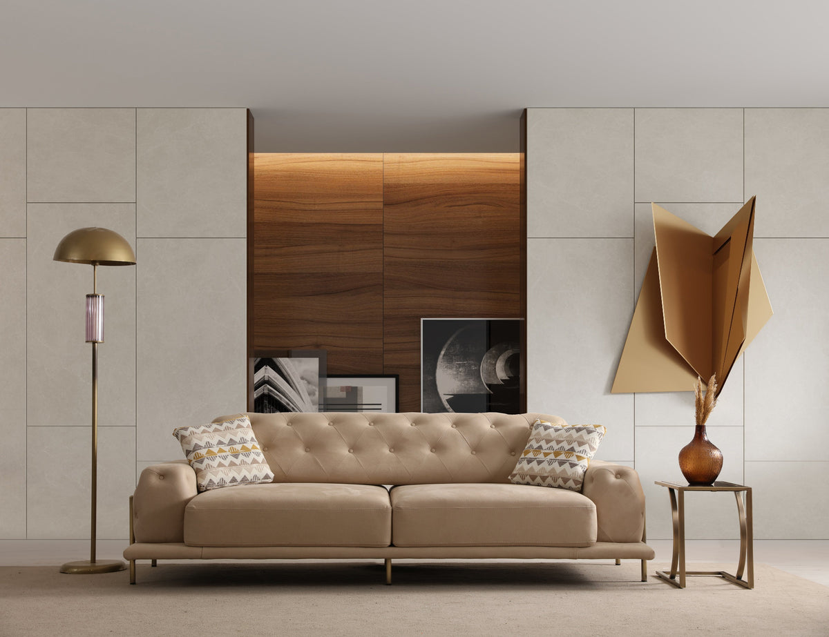Eos Quilted Sofa Set (SG) by Netline Interiors