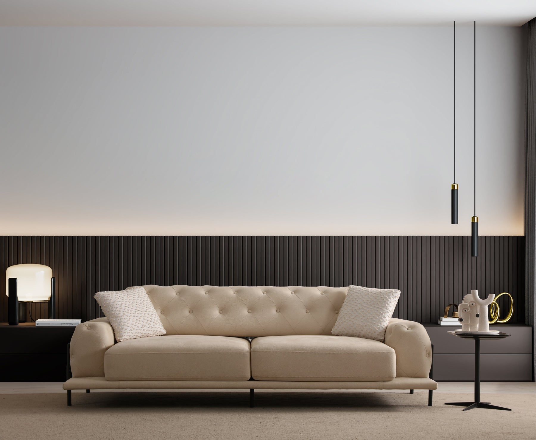 Eos Quilted Sofa Set (SG) by Netline Interiors